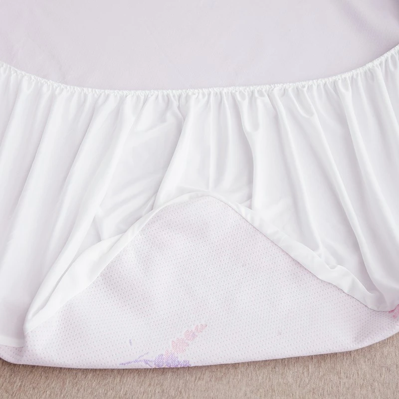 Polyester Jacquard Lavender Infused Mattress Protector suppliers