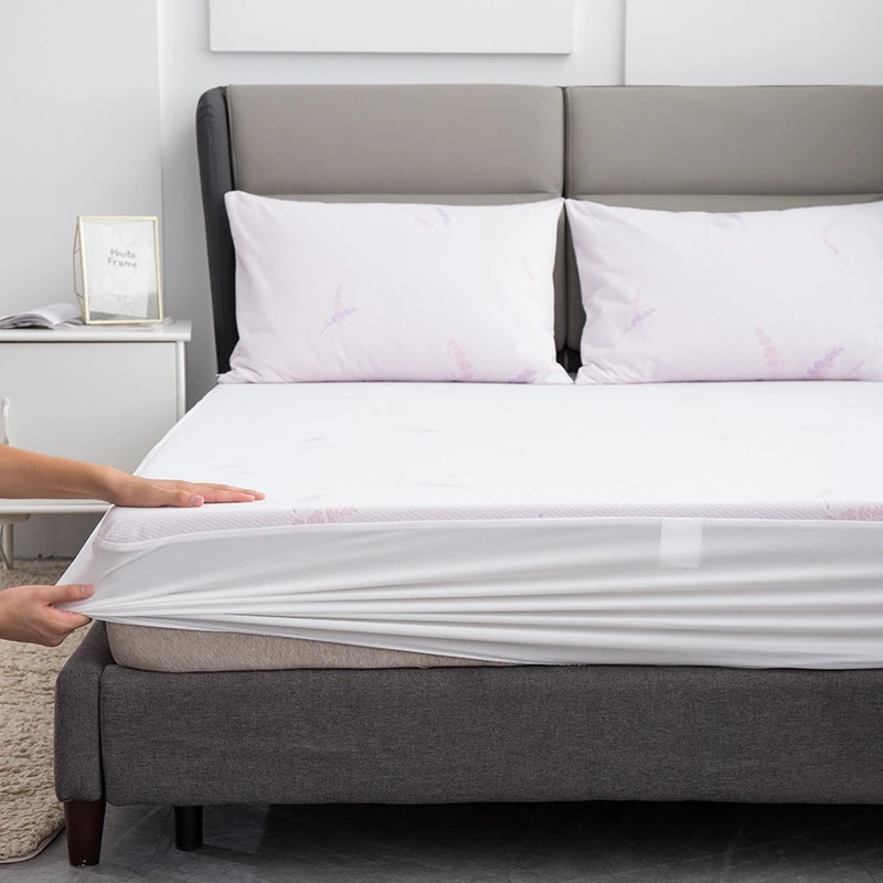 Polyester Jacquard Lavender Infused Mattress Protector suppliers