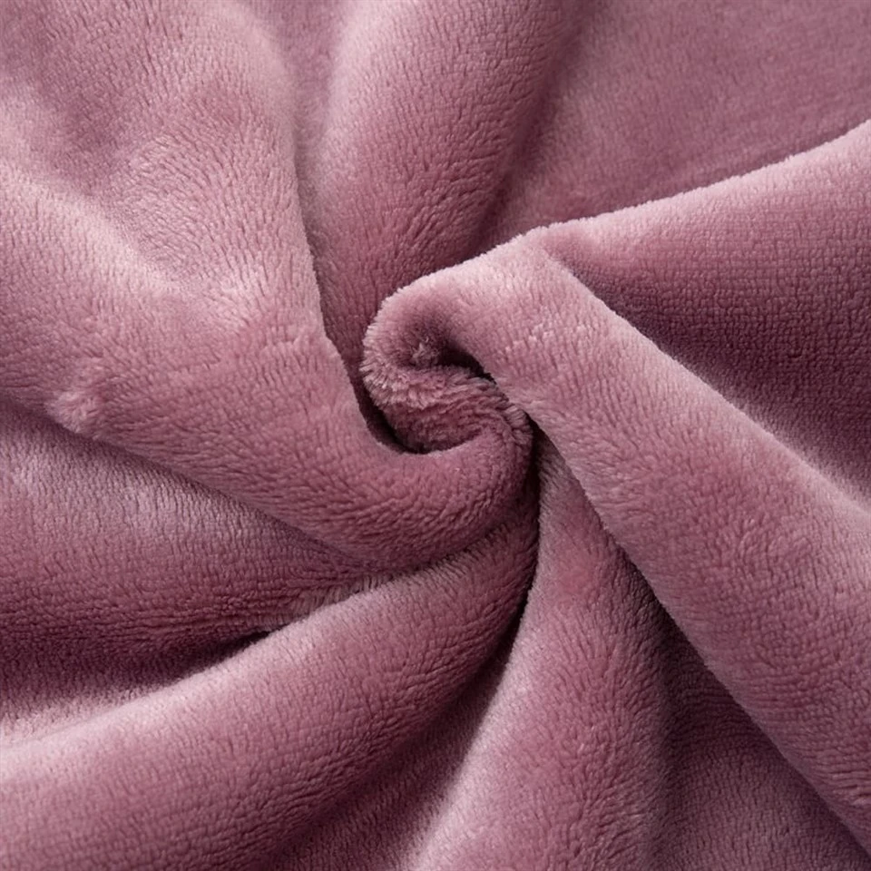 Solid Color Flannel Blanket factory
