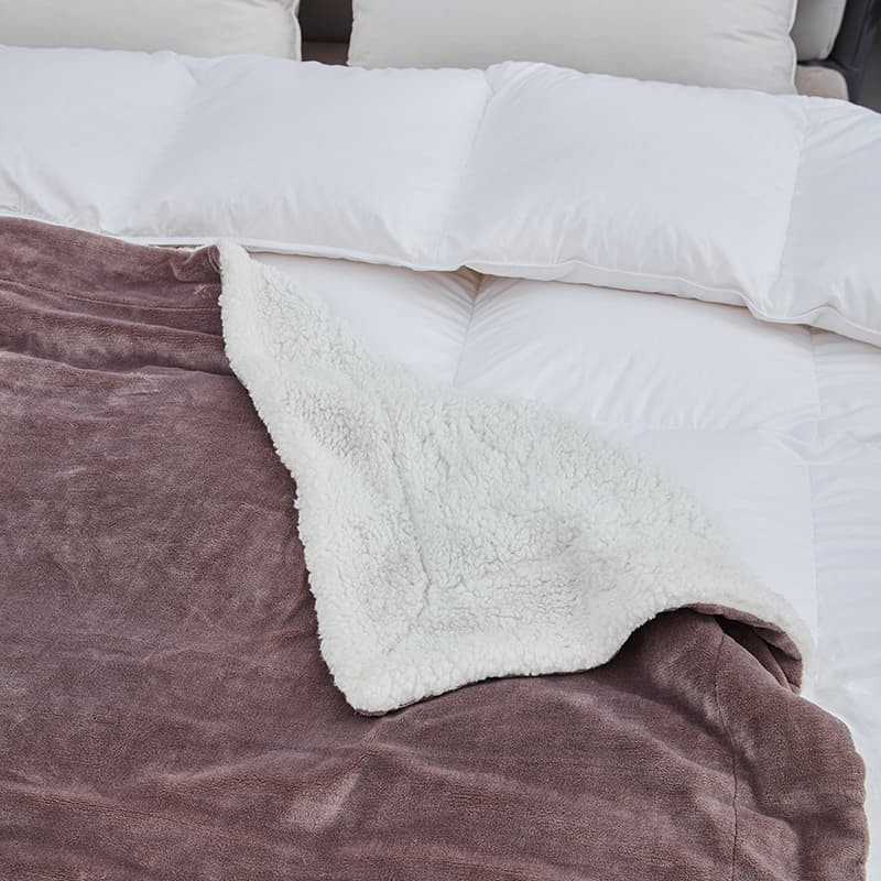Solid Color Flannel Blanket factory
